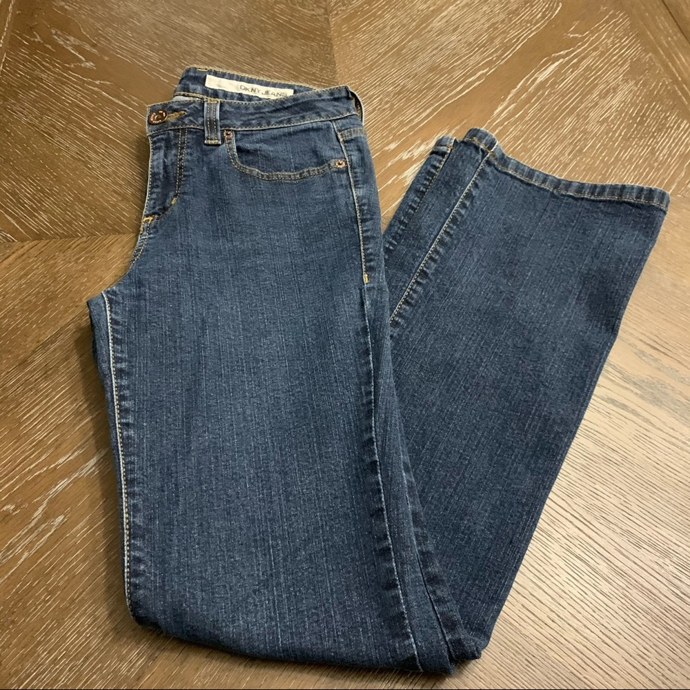 DKNY Soho faded medium blue denim jeans Size 6